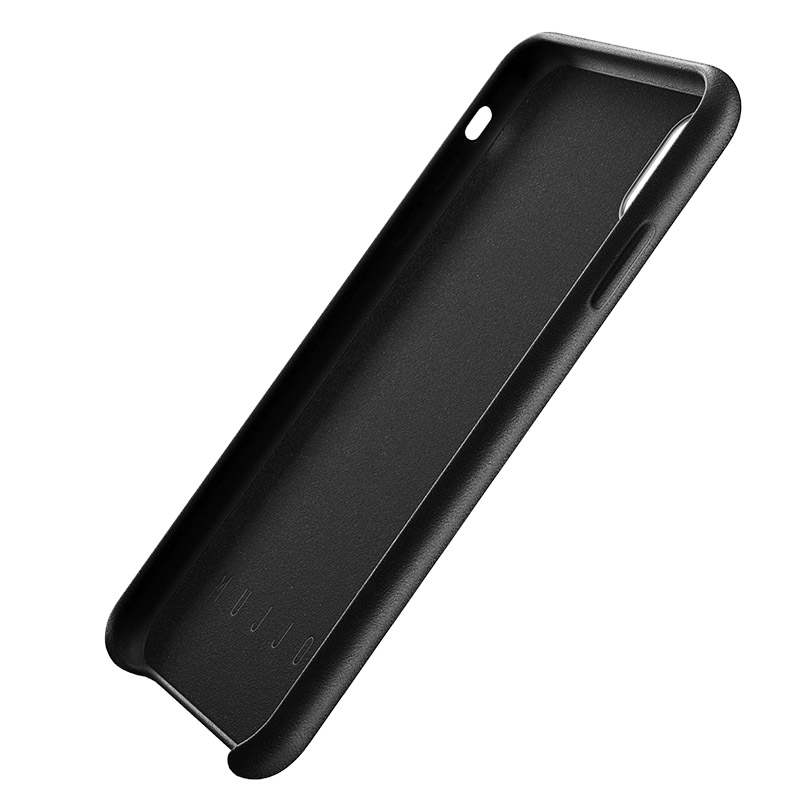 Full Leather Wallet Case for 6.5-inch iPhone - Black 800b